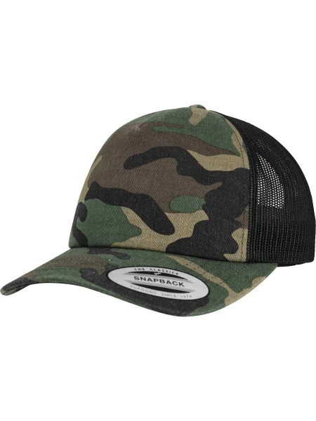 Flexfit Čepice zelená / khaki / olivová / černá šedý