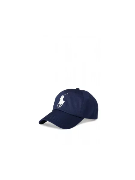 Czapka z daszkiem Ralph Lauren Classic Sport niebiesko-biała biała
