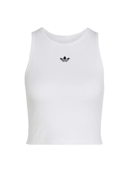 ADIDAS ORIGINALS Top Essentials negru alb