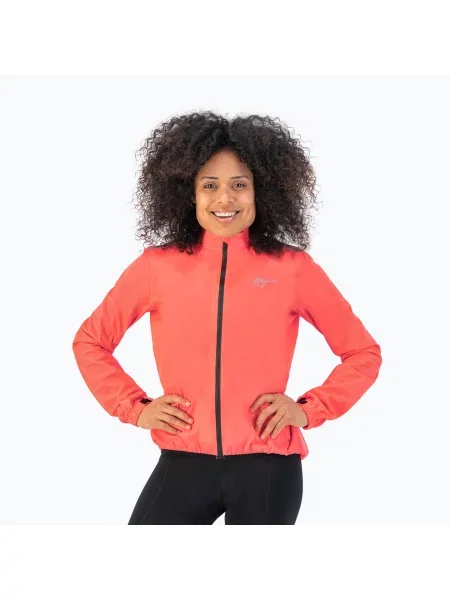 Дамско яке за колоездене Rogelli оранжево