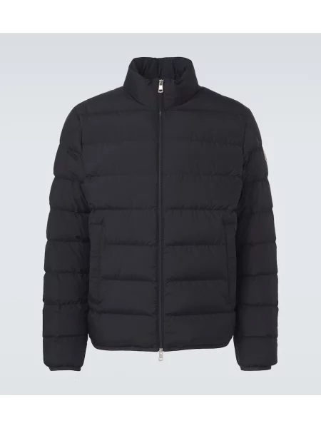 Geacă cu puf Moncler albastru