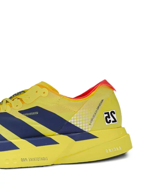 Sneakerși Adidas Adizero cu imprimeu geometric galben