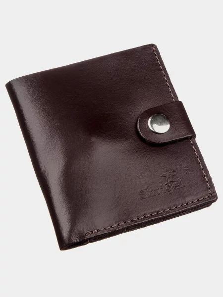 Кожаный кошелек Shvigel коричневый