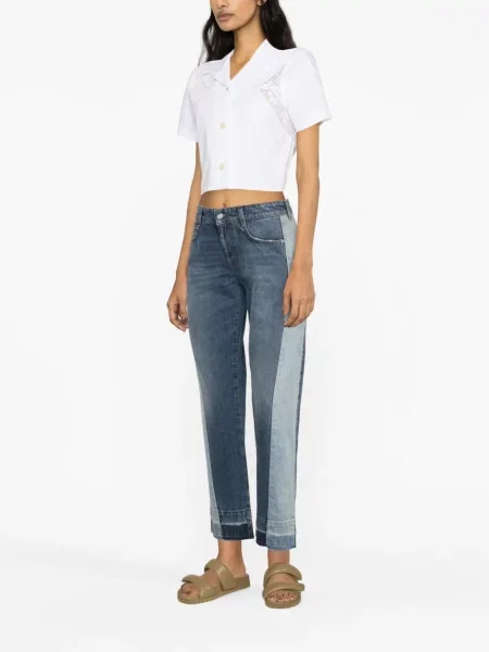 Straight fit džíny Stella Mccartney modré