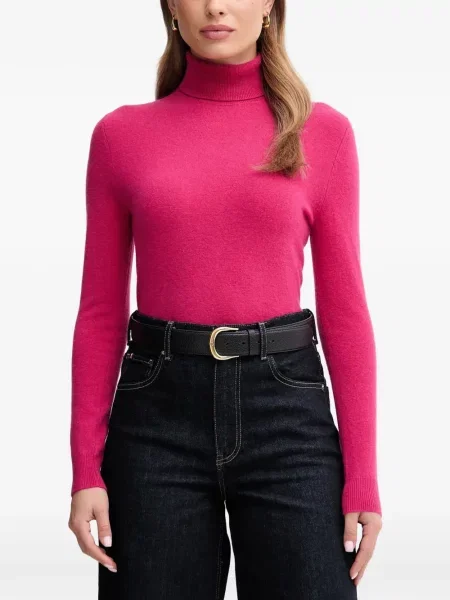 Pulover Benetton tricotate roz
