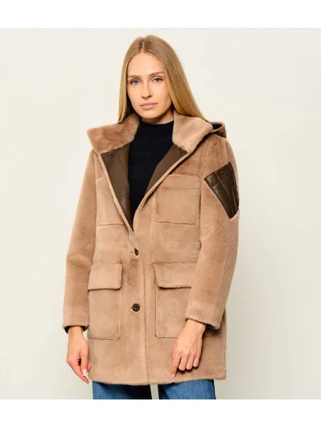 Aeronautica Militare Geacă parka | Relaxed fit bej