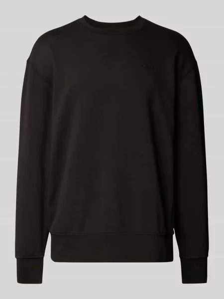 Bluza z wyhaftowanym logo Levi's czarna