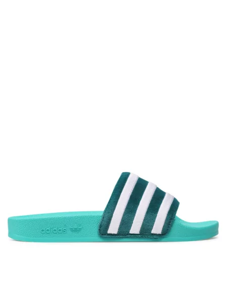 Klapki adidas zielone