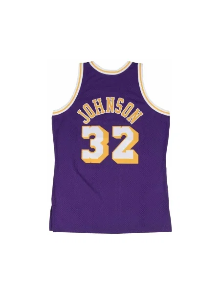 Tricou Mitchell & Ness din jerseu violet