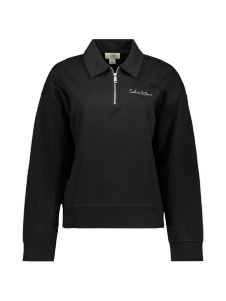 Geacă de blugi Calvin Klein Jeans negru