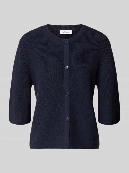 Kardigan rozpinany o kroju regular fit z mieszanki bawełny S.oliver Red Label