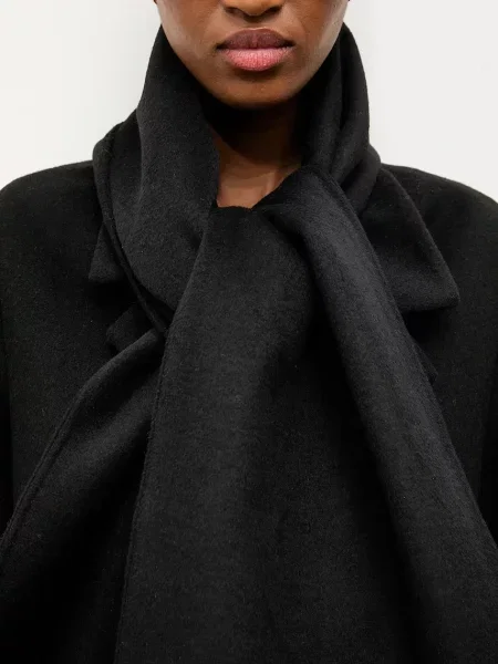Шерстяное пальто Answear.lab черное