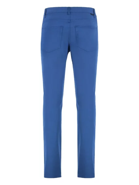 Pantaloni Boss cu 5 buzunare albastru