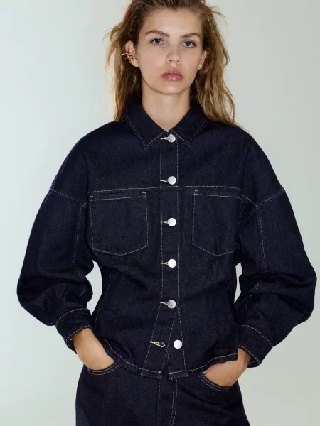 Pull&Bear Bluză închis albastru