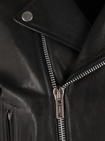 Cu centură geacă Ann Demeulemeester negru