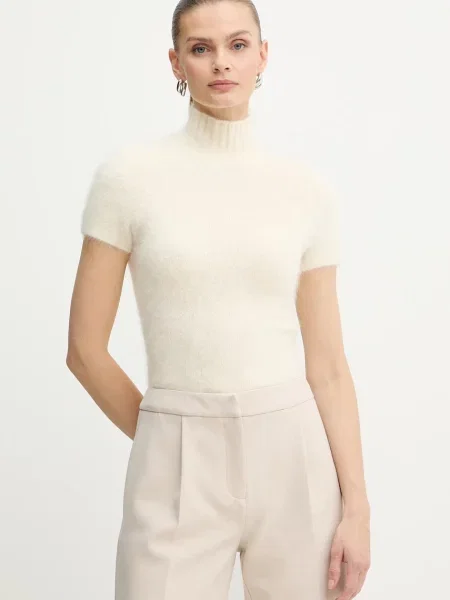 Marciano by Guess pulover din amestec de lână de alpaca AGNES bej