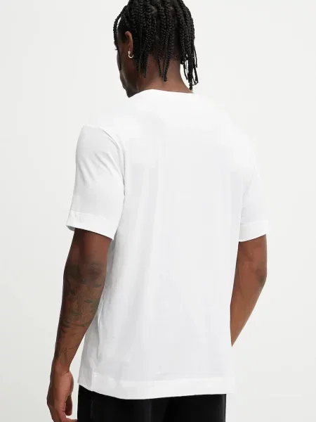 Tričko Calvin Klein Performance s potiskem bílá