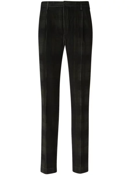 Pantaloni Incotex de catifea cord verde
