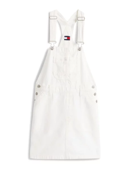Tommy Jeans Rochie denim alb