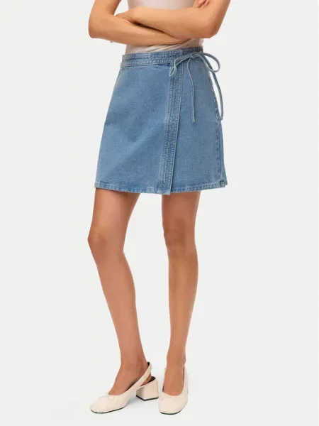 VERO MODA Fustă denim albastru