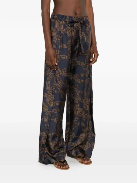 Pantaloni Loewe cu imagine albastru
