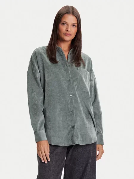 Vero Moda Сорочка Sanne Oversize зелений