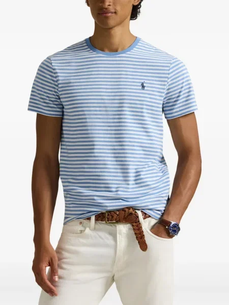 Ριγέ δερμάτινος κάλτσες Polo Ralph Lauren με κορδόνι μαύρο