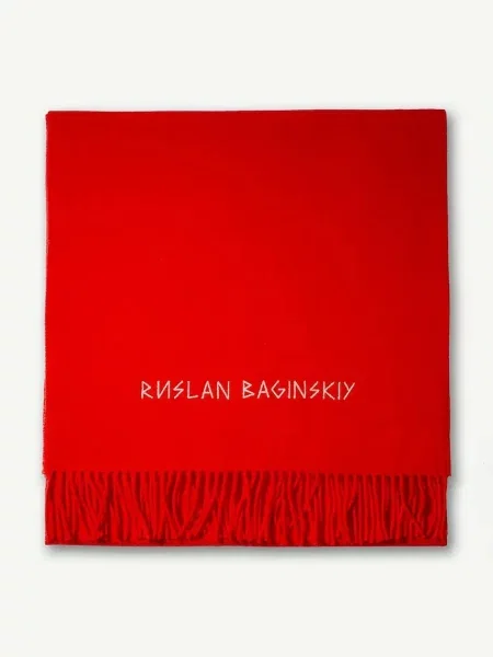 RUSLAN BAGINSKIY fular de damă din lână Wool Scarf