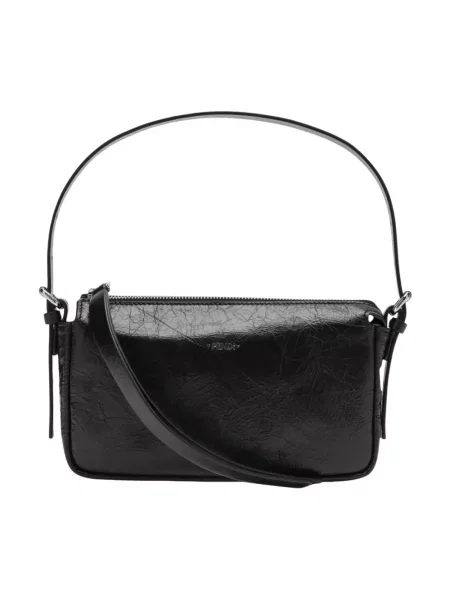 Torebka Fendi skórzana retro czarna