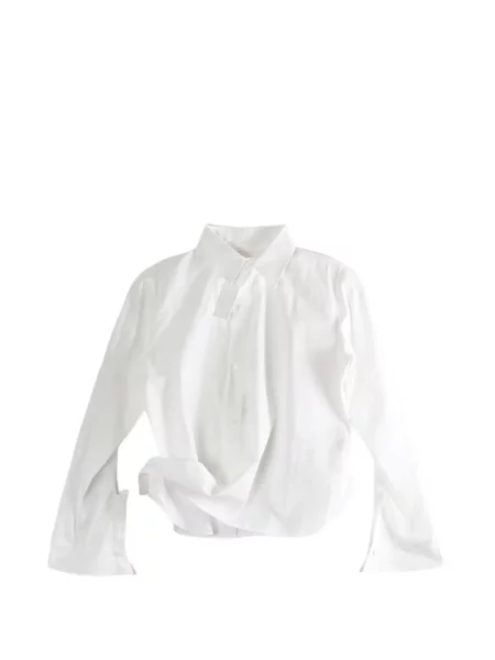 Koszula Yohji Yamamoto asymetryczna biała