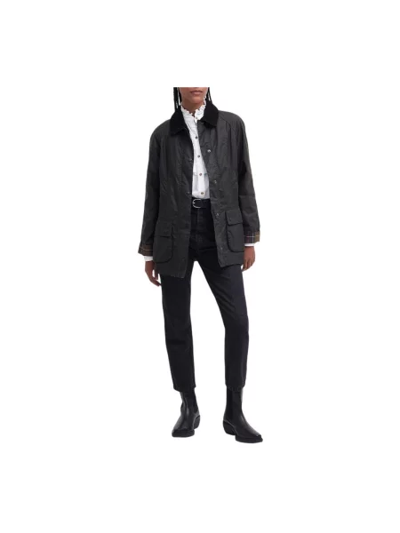 Barbour bunda Barbour Classic Beadnell Wax Jacket zelená