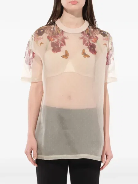 Tricou Givenchy cu model floral cu imagine
