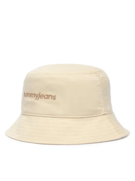 Pălărie Tommy Jeans Tjm Script Logo Bucket bej