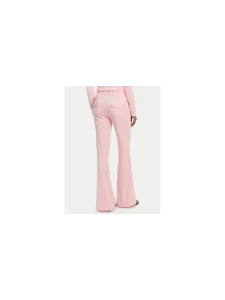 Juicy Couture Sportinės kelnės Layla Flared Leg rožinė