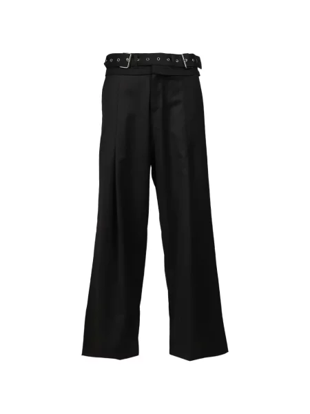 Cu centură pantaloni Av Vattev negru