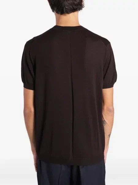 Tricou Low Brand tricotate maro