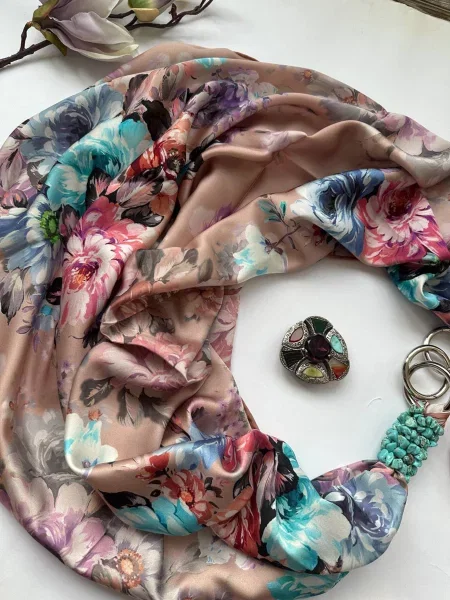 MyScarf Basic Хустка Мультиколор Шовк
