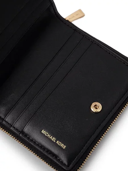 Kožené mini mini šaty Michael Michael Kors na ramínka bílé