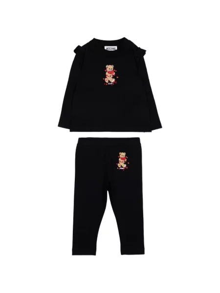 Komplet dresowy dziecięcy Moschino czarny