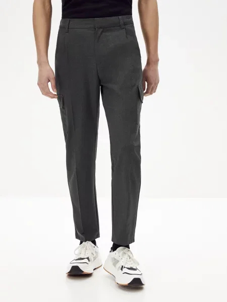 Kalhoty Celio šedé