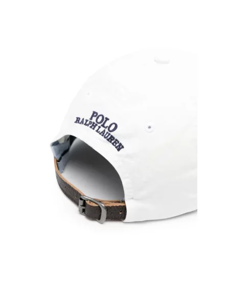 Polo Ralph Lauren czapka z daszkiem gładka biały