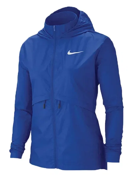 Pakowny parka Nike do biegania polarowa czerwona