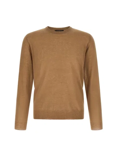 Sweter Zanone brązowy