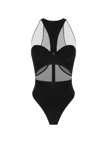 Body Elisabetta Franchi din tul negru