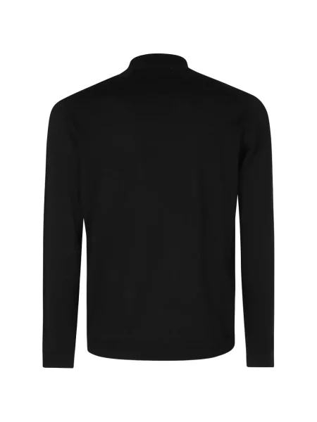 Pulover Roberto Collina tricotate negru