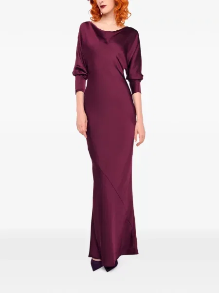 Rochie maxi Norma Kamali de costum roșu