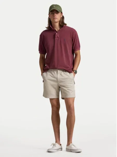 Polo Ralph Lauren Šortky z materiálu béžová