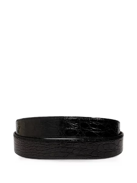 Cu centură curea Ferragamo cu cataramă negru