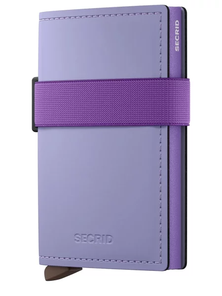 Secrid Portofel RFID piele mată violet