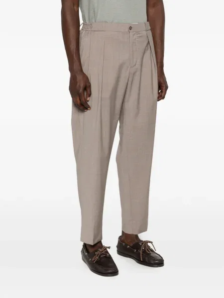 Pantaloni Briglia 1949 plisate maro